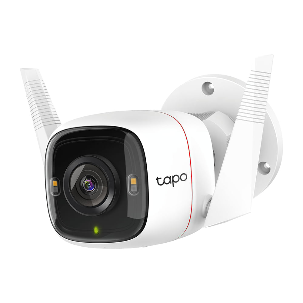 TAPO CAMARA WIFI DE SEGURIDAD  EXTERIOR IP66 VISION NOCTURNA COLOR 2K HD TAPO C320WS