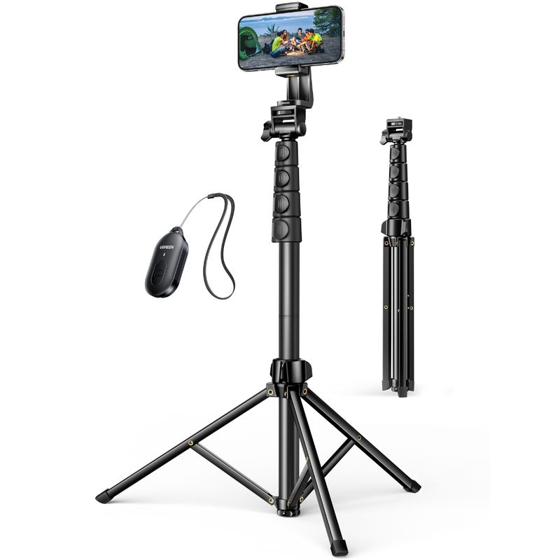 UGREEN TRIPODE SELFIE 1.7M + OBTURADOR INALAMBRICO BT LP680