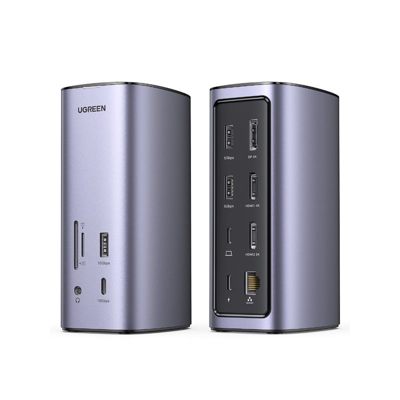 UGREEN MULTIPUERTO USB-C 12 EN 1 DOCKING STATION CM555