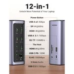UGREEN MULTIPUERTO USB-C 12 EN 1 DOCKING STATION CM555