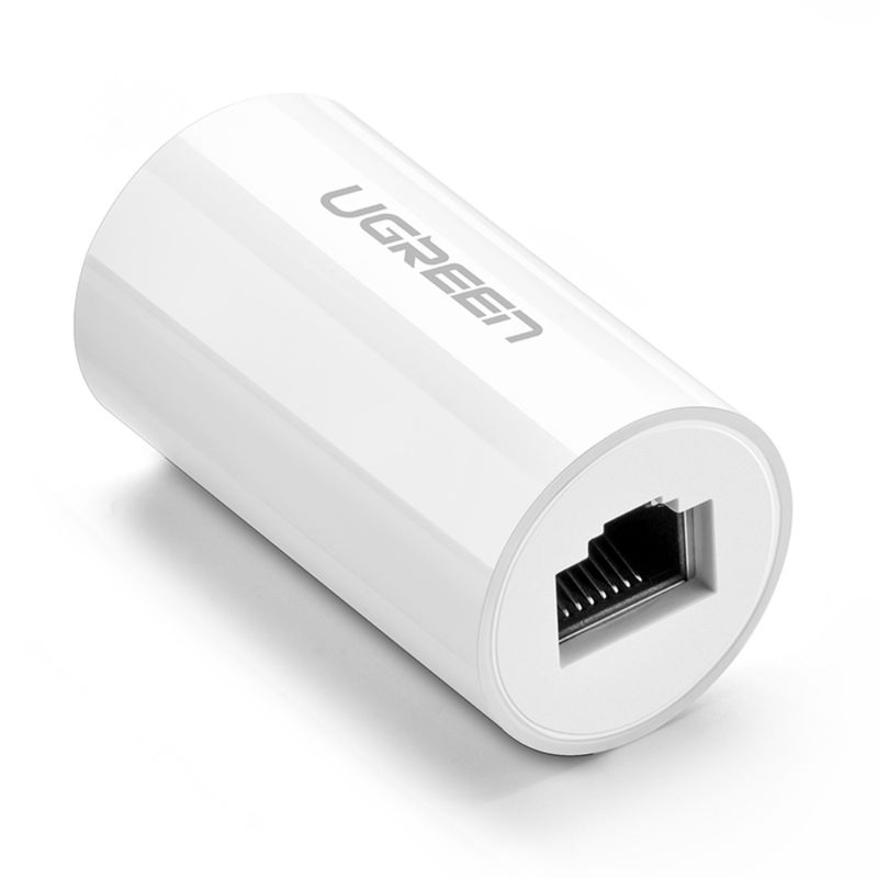 UGREEN-COPLA-DE-RED-RJ-45-ANTI-RAYOS-10GBPS-H-H-BLANCO-NW116