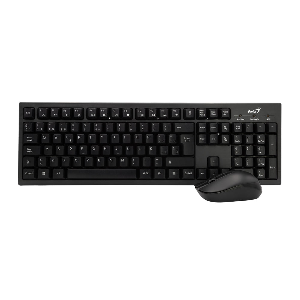 GENIUS KIT TECLADO + MOUSE INALAMBRICO KM-8101