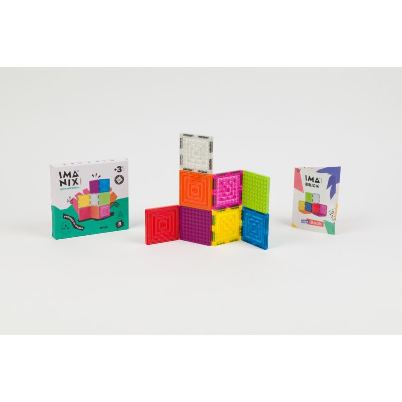 IMANIX JUEGO DE CONSTRUCCION MAGNECTICO DE 8 PIEZAS IMA-BRI8