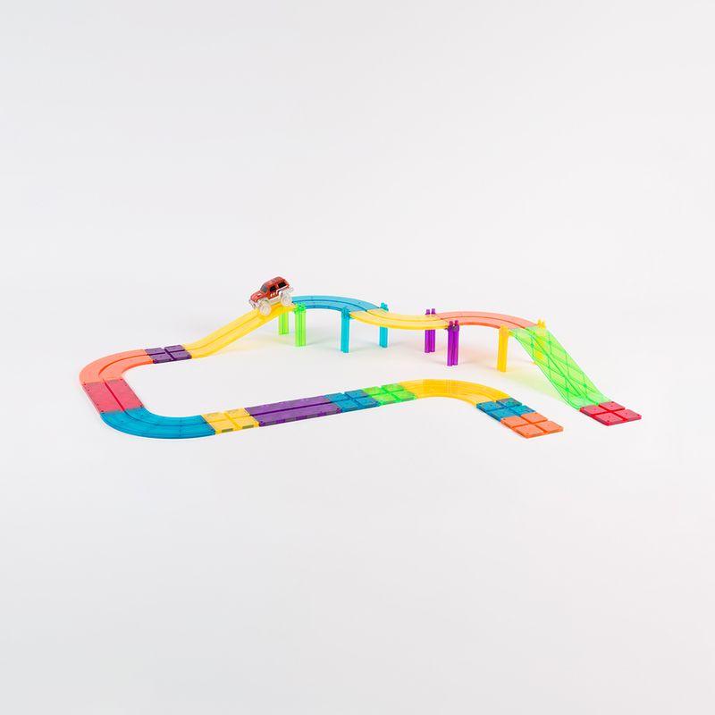 IMANIX JUEGO DE CONSTRUCCION MAGNECTICO DE 22 PIEZAS SPEEDWAY IMA-SW22