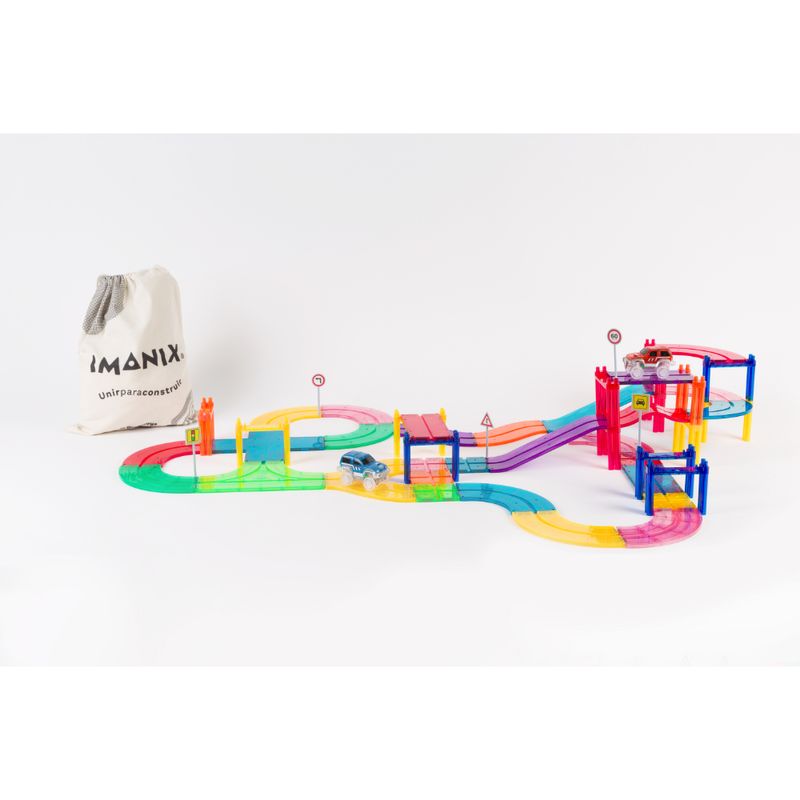 IMANIX-JUEGO-DE-CONSTRUCCION-MAGNETICO-DE-50-PIEZAS-SPEEDWAY-IMA-SW50