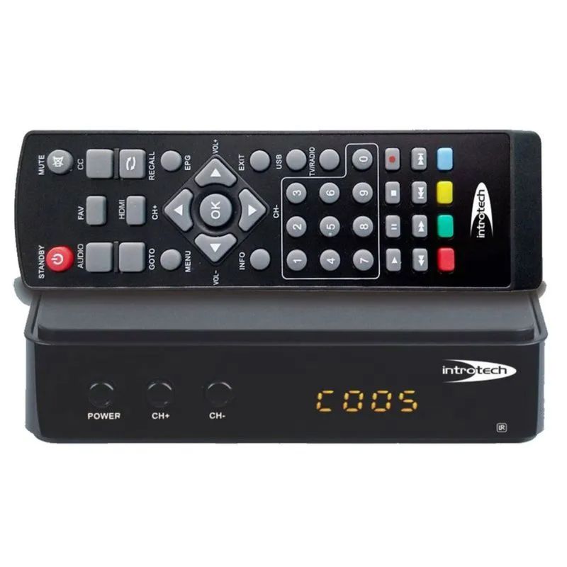 INTROTECH DECODIFICADOR SINTONIZADOR DIGITAL DE TV OPEN BOX