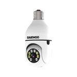 DAEWOO CAMARA SEGURIDAD TIPO AMPOLLETA E27  WI FI  PTZ INFRAROJA DETECCION MOVIMIENTO  DI-SC004