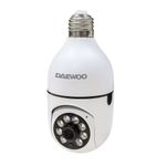 DAEWOO CAMARA SEGURIDAD TIPO AMPOLLETA E27  WI FI  PTZ INFRAROJA DETECCION MOVIMIENTO  DI-SC004