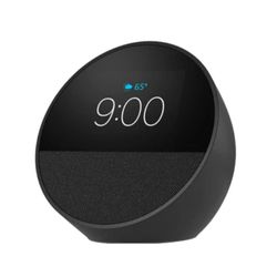 AMAZON ALEXA ECHO SPOT 2024 RELEASE SMART ALARM CLOCK VIBRANT SOUND