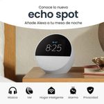AMAZON-ALEXA-ECHO-SPOT-2024-RELEASE-SMART-ALARM-CLOCK-VIBRANT-SOUND-WHITE
