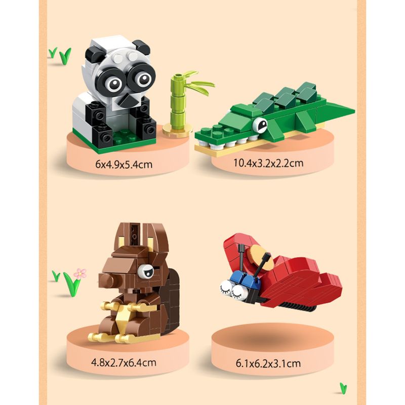 WOMA SET MUNDO ANIMAL C0378