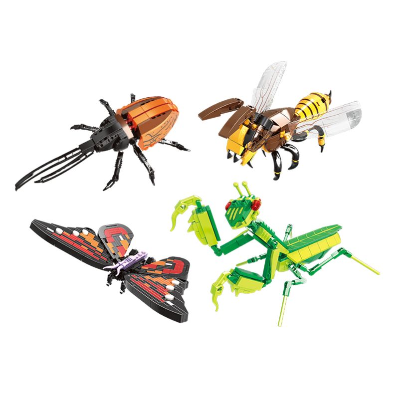 WOMA SET MUNDO INSECTOS 4 CAJAS EN 1 C0633