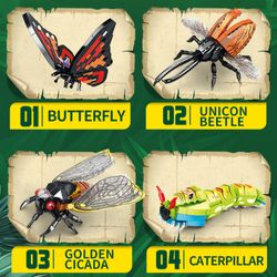 WOMA SET MUNDO INSECTOS 4 CAJAS EN 1 C0634