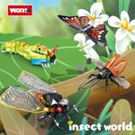 WOMA SET MUNDO INSECTOS 4 CAJAS EN 1 C0634