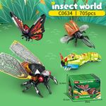 WOMA SET MUNDO INSECTOS 4 CAJAS EN 1 C0634