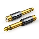 UGREEN-ADAPTADOR-GOLD-MONO-RCA-H-M-PLUG-6.3MM-AV169