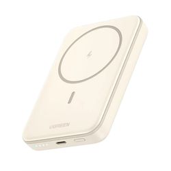 UGREEN BATERÍA PORTATIL MAGNETICA 5.000MAH MINI CARGA INALAMBRICA 15W BLANCO PB560