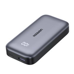 UGREEN BATERIA PORTATIL 10.000MAH MINI/PANTALLA QUICK CHARGING 30W GRIS PB502