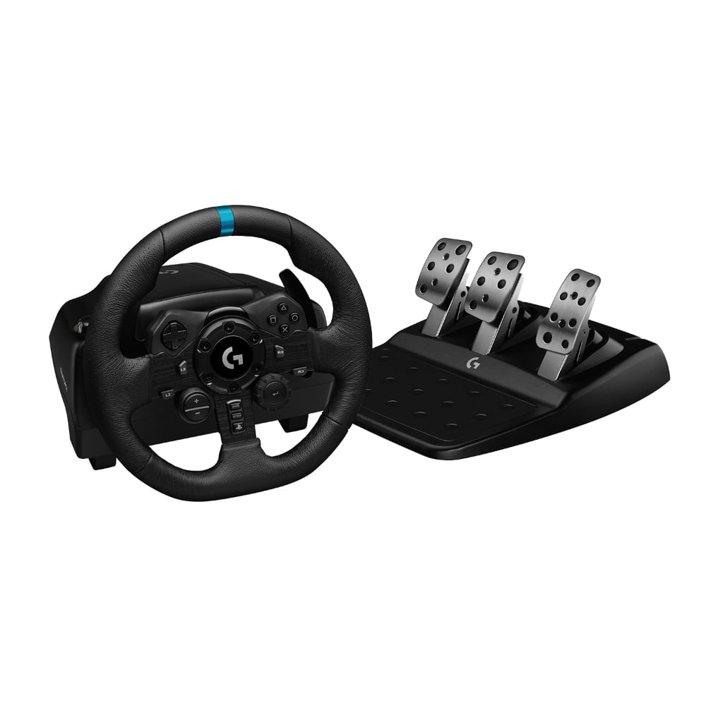 LOGITECH VOLANTE + PEDALES G923 / PS5 / PS4 / PC /TRUEFORCE / DOBLE EMBRAGUE