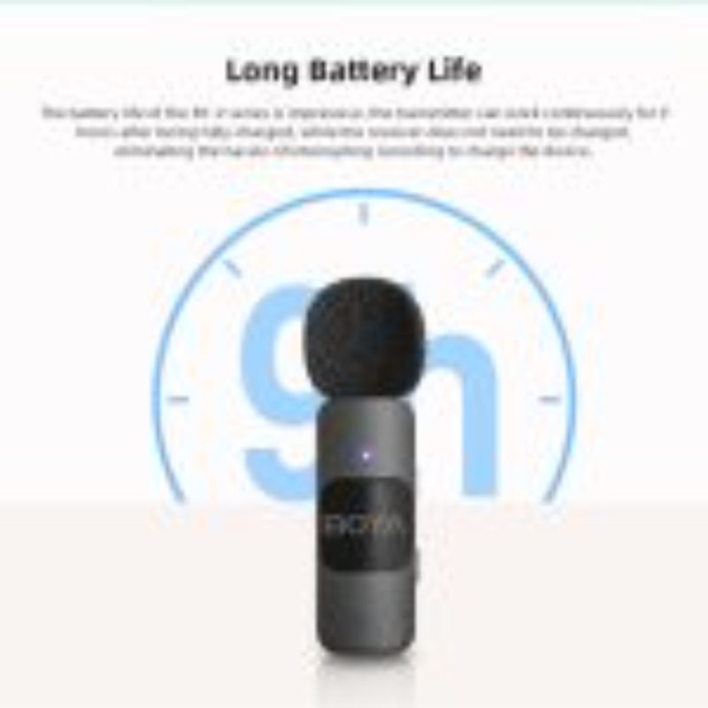 BOYA-BY-V2-MICROFONO-INALAMBRICO-DOBLE-ULTRA-COMPACTO-Y-PORTABLE-2.4GHZ-CONECTOR-LIGHTNING