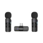 BOYA BY-V20 MICROFONO INALAMBRICO DOBLE ULTRA COMPACTO Y PORTABLE 2.4GHZ CONECTOR USB-C