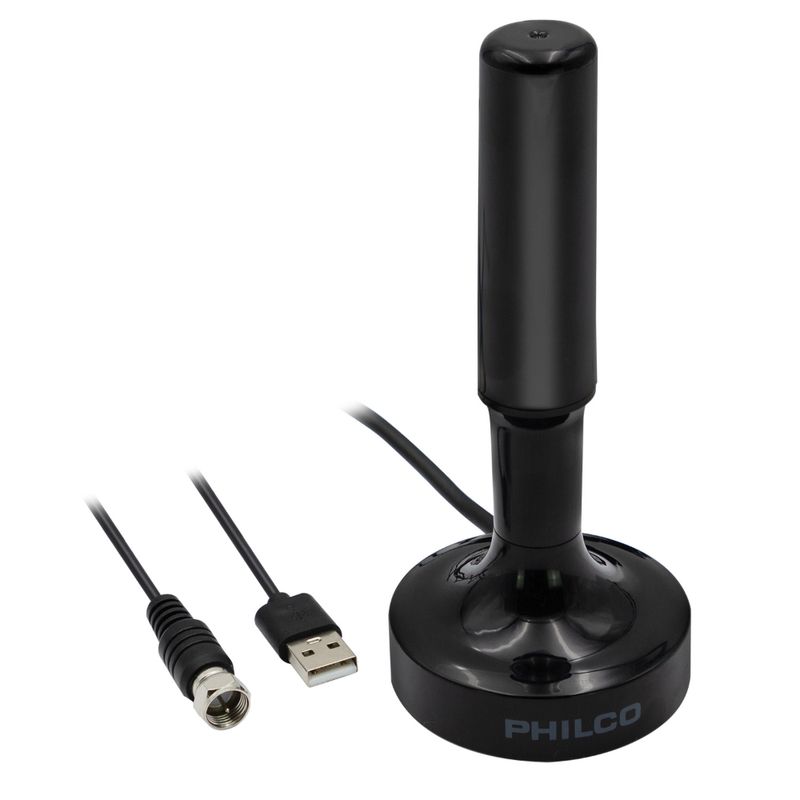 PHILCO ANTENA DIGITAL PARA TV HDTV 20DB CON AMPLIFICADA 49117
