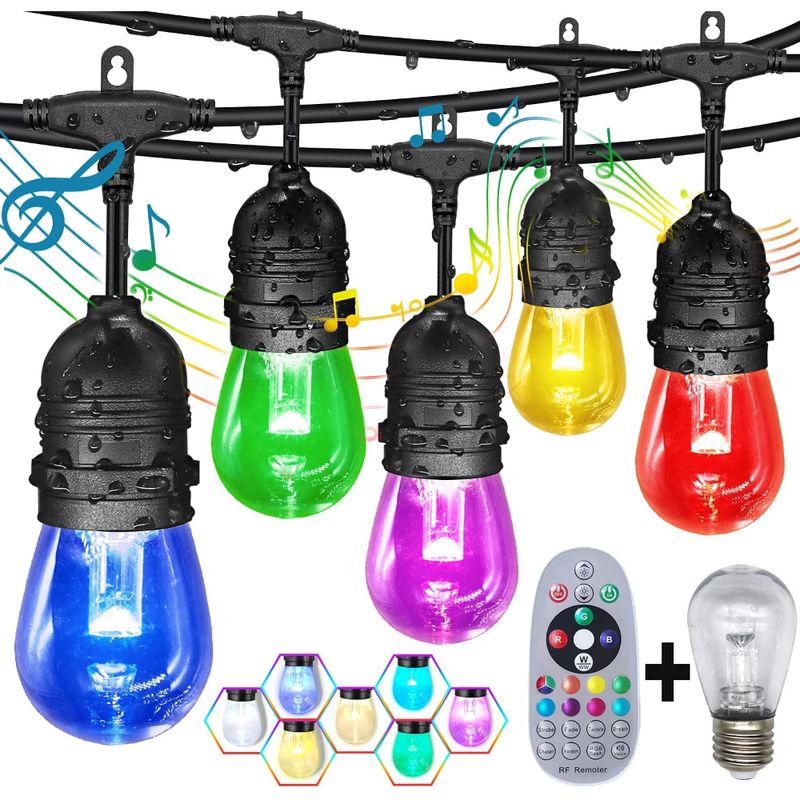 LUCES-RGB-SOLAR-CON-CONTROL-REMOTO-15-AMPOLLETAS-15MT-IP65