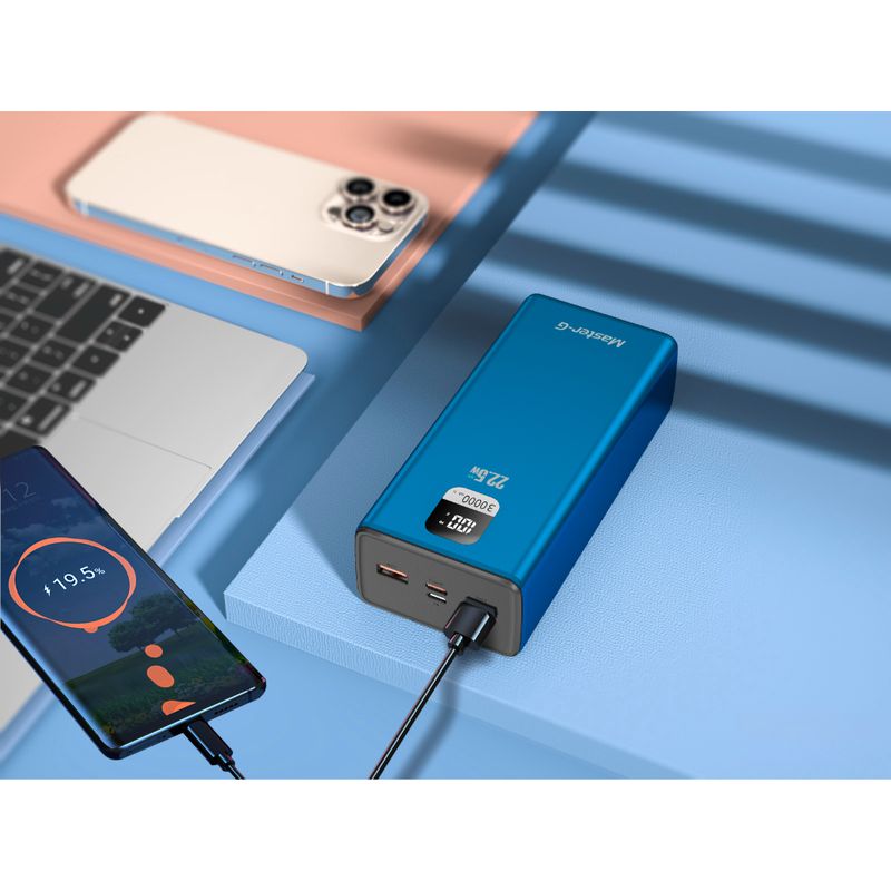 MASTER-G CARGADOR PORTATIL 30.000 MAH 22.5W UCP30LPD
