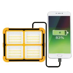 LOGIC FOCO LED SOLAR PORTATIL 200W LUZ FRÍA CALIDA 2000 LUM IP65 175097
