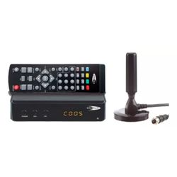 INTROTECH DECODIFICADOR SINTONIZADOR DIGITAL + ANTENA HDTV 6DBI