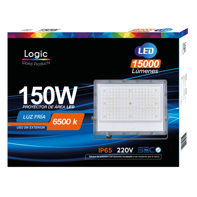 LOGIC PROYECTOR DE AREA LED 150W 15.000LM 6500K IP65 175082