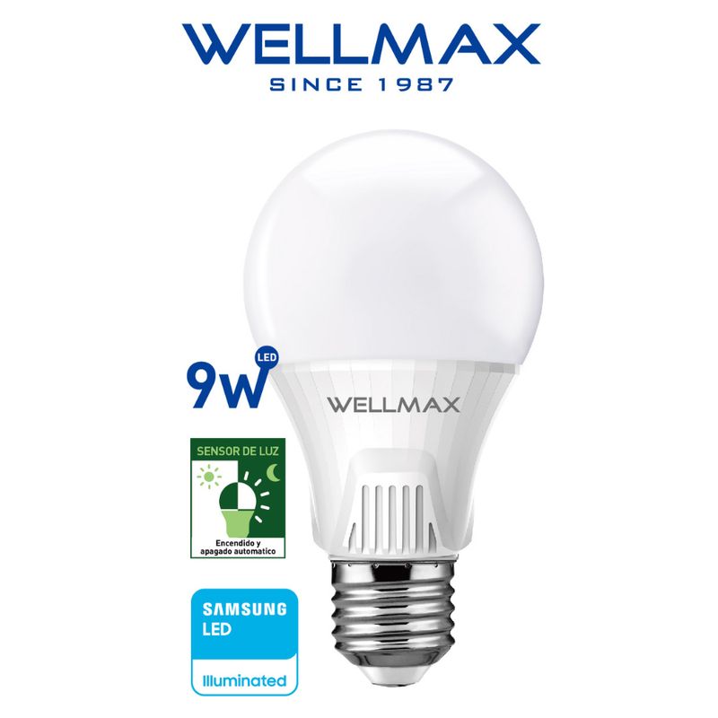 WELLMAX-AMPOLLETA-LED-SENSOR-CREPUSCULAR-9W-BASE-E-27-6500K-174629