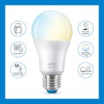 WIZ-AMPOLLETA-SMART-LUZ-CALIDO-FRIA-WI-FI-BLE-TW-8W-A60-220V-E27-6-1PF-