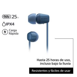 SONY AUDIFONO STEREO INALAMBRICO AZUL