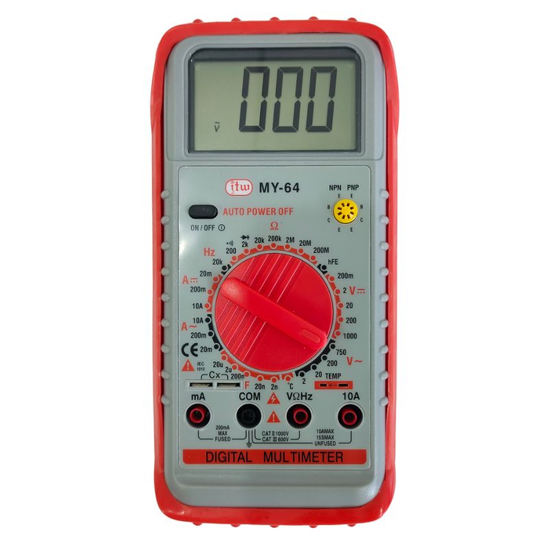 MULTITESTER-DIGITAL--VOLTAJE-Y-CORRIENTE-AC---DC---RESISTENCIA-MY-64