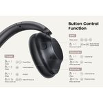 UGREEN AUDIFONOS BT HITUNE MAX 5 HIBRIDOS /NOISE CANCELLING NEGRO HP202
