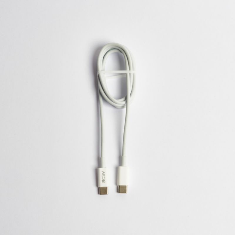 ACSY CABLE MAGNETICO DE CARGA INALAMBRICA USB-C BLANCO AC-CS01