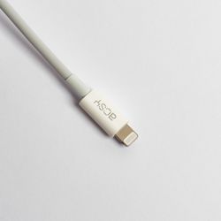 ACSY CABLE USB-C A LIGHTNING DE 1 METRO BLANCO CERTIFICADO MFI  AC-SDP90