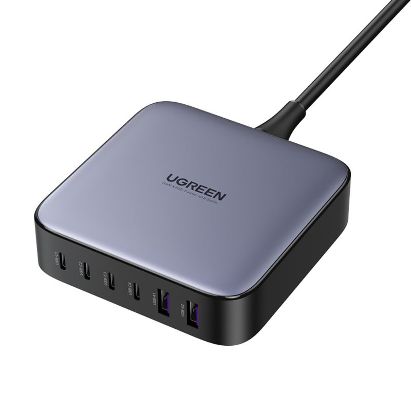 UGREEN CARGADOR PARA ESCRITORIO 200W 2 USB-A + 4 USB-C CD271
