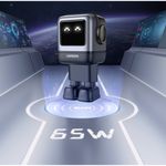 UGREEN ROBOT GAN TECH CARGADOR 65W 1 USB-A + 2 USB-C GRIS CD361