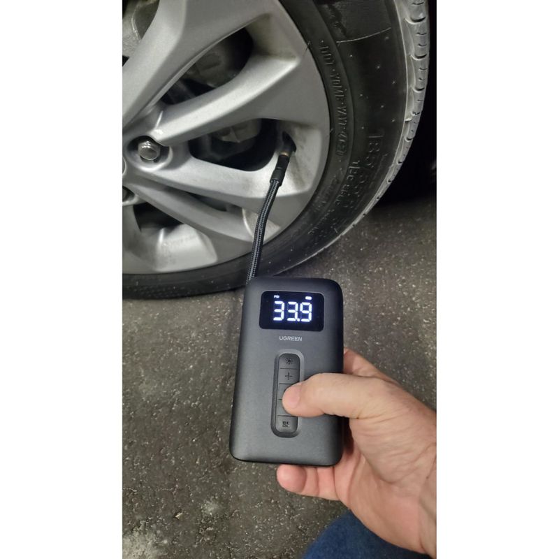 UGREEN-INFLADOR-RECARGABLE-PORTABLE-150PSI-MAX-BLACK-CD259