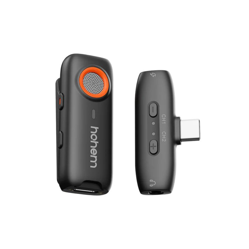 HOHEM MICROFONO MIC-01 2TX + 1RX + ESTUCHE DE CARGA TIPO C