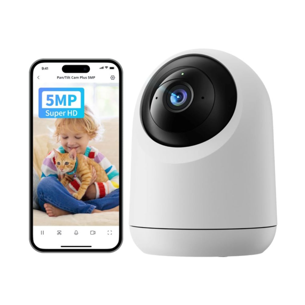 SWITCHBOT CAMARA SEGURIDAD WIFI PAN-TIL 360 VISION NOCTURNA POR INFRARROJOS 3K