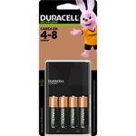 DURACELL CARGADOR PILAS + 4 PILAS AA  CEF14 + AA4