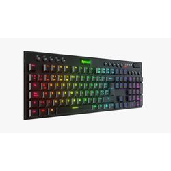 REDRAGON TECLADO GAMER HORUS K619 MECANICO CABLEADO FS SWITCH RED BLACK