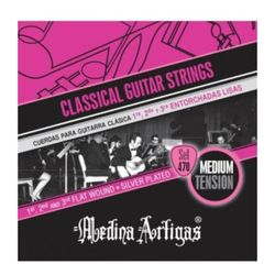 GCR ENCORDADO MEDINA ARTIGAS GUITARRA CLASICA VIOLETA ENTORCHADA