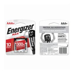 ENERGEIZER BLISTER PILAS ALCALINA MAX  AA4 X 4