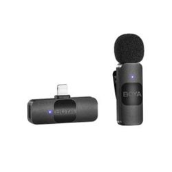 BOYA BY-V1 MICROFONO INALAMBRICO ULTRA COMPACTO Y PORTABLE 2.4GHZ CONECTOR LIGHTNING