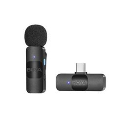 BOYA BY-V10 MICROFONO INALAMBRICO ULTRA COMPACTO Y PORTABLE 2.4GHZ CONECTOR USB-C