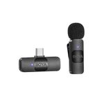 BOYA BY-V10 MICROFONO INALAMBRICO ULTRA COMPACTO Y PORTABLE 2.4GHZ CONECTOR USB-C